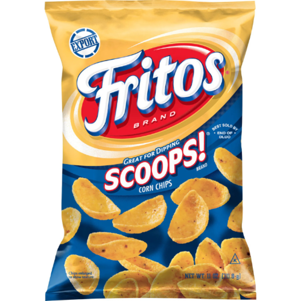 فريتوس سكوبس – رقائق الذرة المقرمشة بشكل مغارف مثالية للغمس | Fritos Scoops! Corn Chips 311.8g