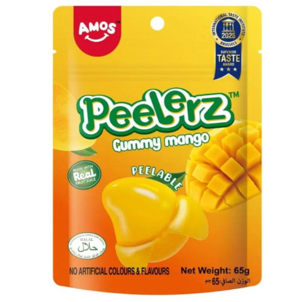 أموس بيلرز جامي مانجو القابل للتقشير | AMOS PeelErz™ Gummy Mango 65g