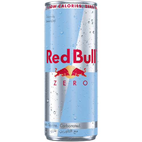 ريد بول زيرو  – مشروب طاقة خالٍ من السكر ومنخفض السعرات | Red Bull Zero
