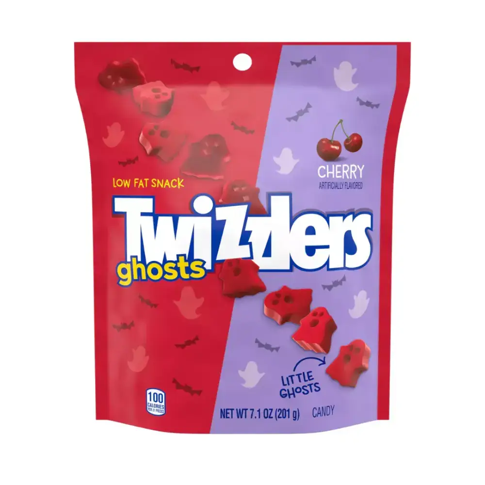 تويكزرز جوستس بنكهة الكرز | Twizkers Ghosts Cherry Flavored Candy 201g