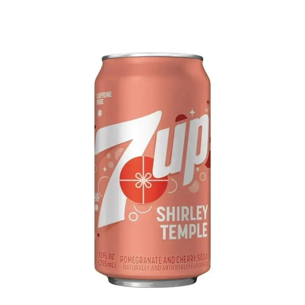 سفن اب شيرلي تمبل بنكهة الرمان والكرز | 7UP Shirley Temple Pomegranate & Cherry Soda 355ml