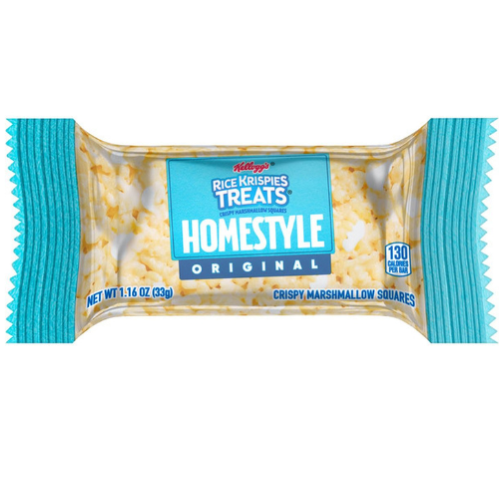 كيلوجز رايس كريسبيز تريتس هوم ستايل الأصلي | Kellogg's Rice Krispies Treats Homestyle Original 33g