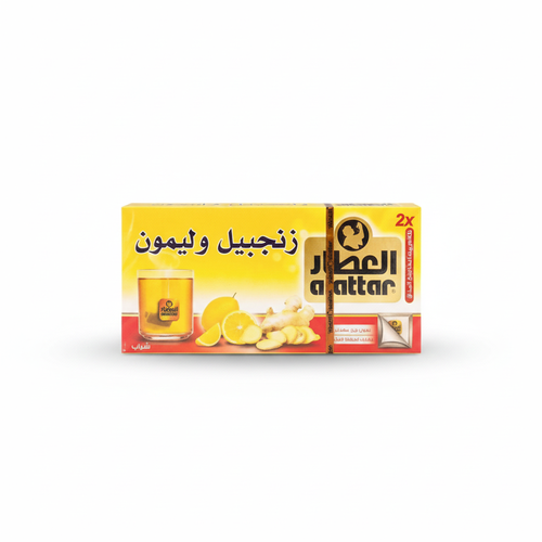 شاي زنجبيل وليمون العطار 20 كيس