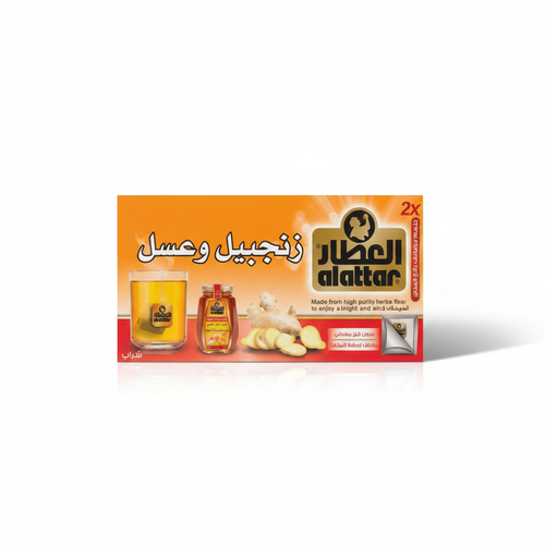 شاي زنجبيل وعسل العطار 20 كيس