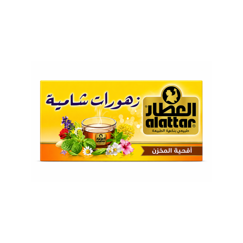 شاي زهورات شامية العطار 20 كيس