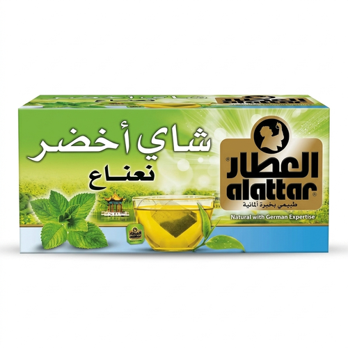 شاي اخضر نعناع العطار 20 كيس