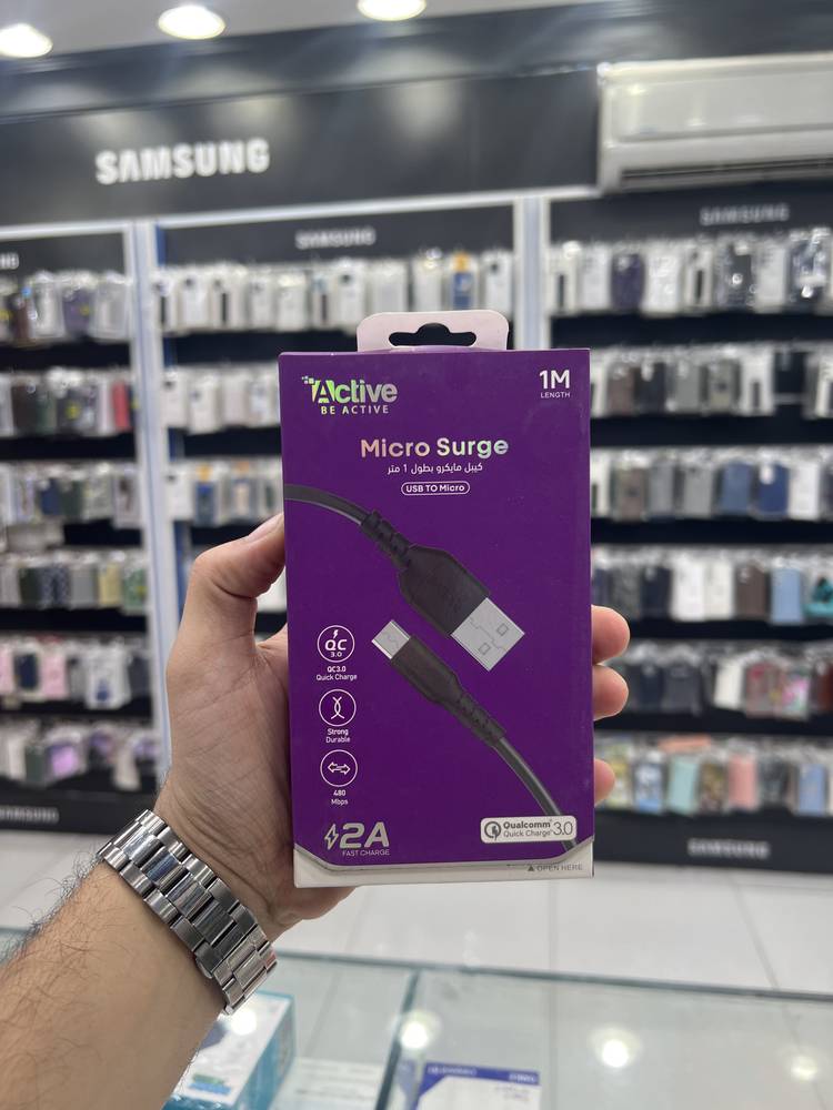 وصله شاحن USB. بطول 1M. من شركه ACTIVE