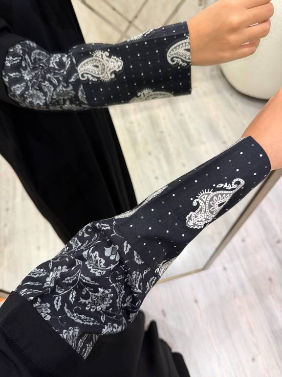 عباية عملية كريب اسود