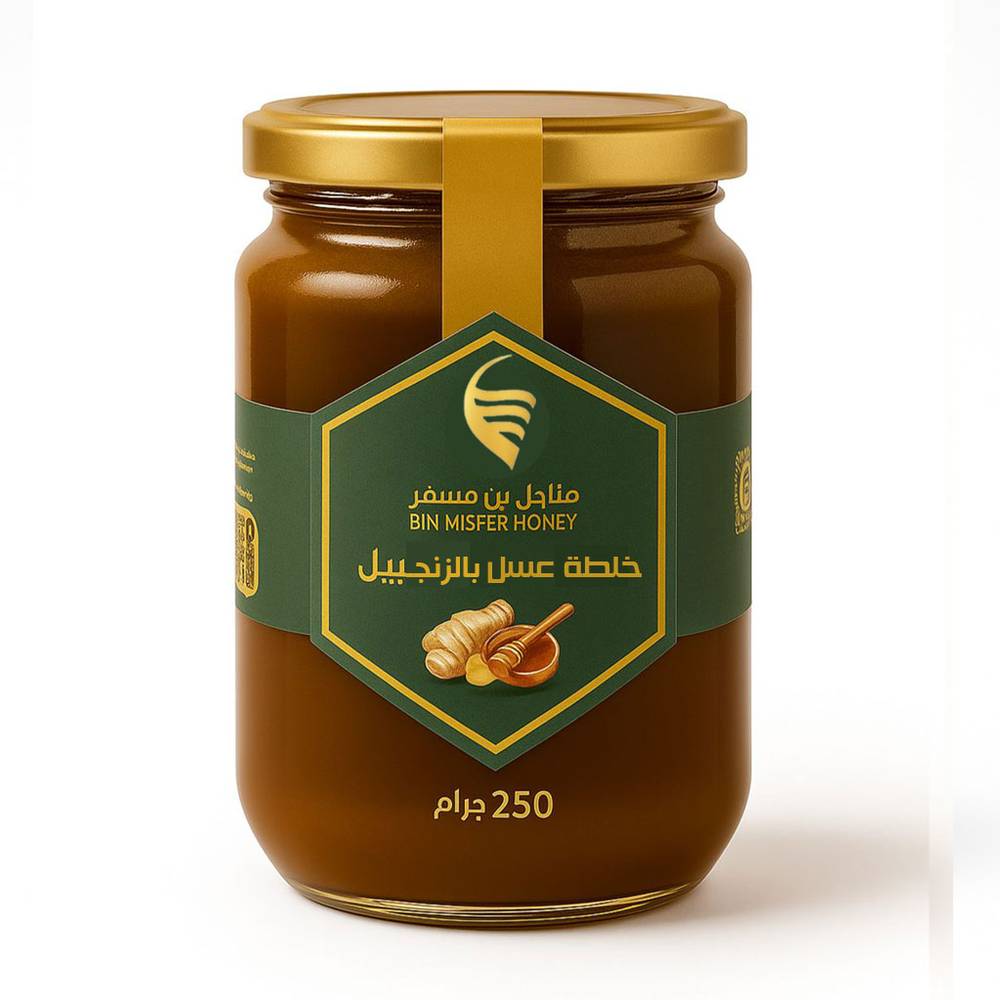   عسل سدر مع الزنجبيل 