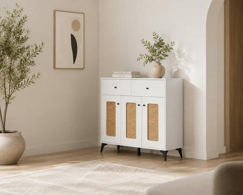 دولاب متعدد الاغراض مقاس 100 سم SC-033 WHITE