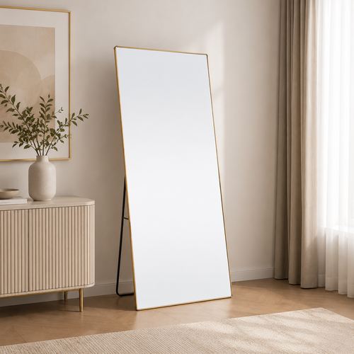 مرايا استاند 180*80 M35 GOLD