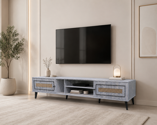 طاولة بلازمه ماليزي 200 سم TV-06 GREY.B