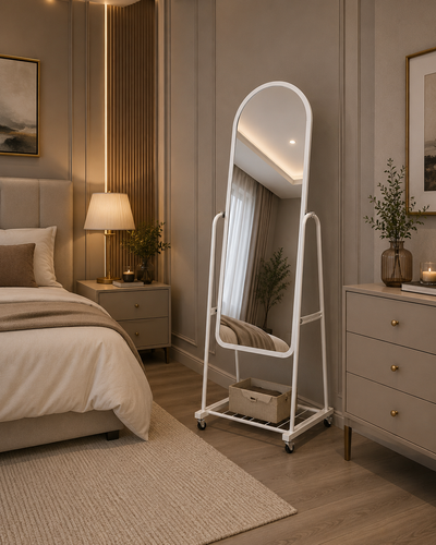 مراية ستاند M03 WHITE
