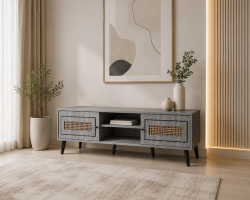 طاولة بلازمه ماليزي 160 سم TV009-16 GREY.B