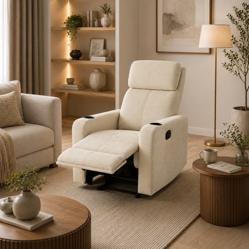 كرسي استرخاء هزاز ثابت SF-09 BEIGE