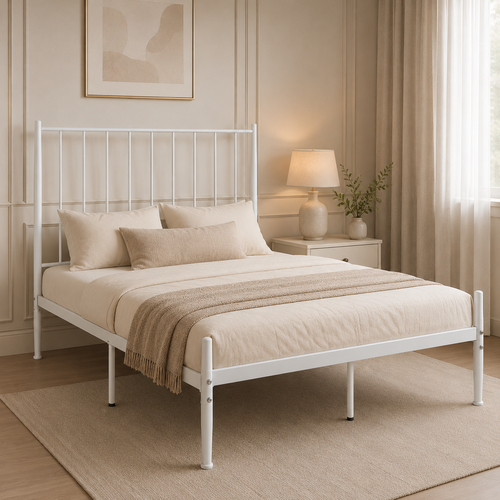 سرير مقاس 200*140 3820 WHITE