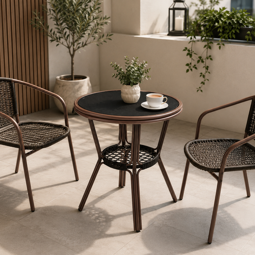 طاوله كافيه دائري  T-988/988 COFFEE 70*70