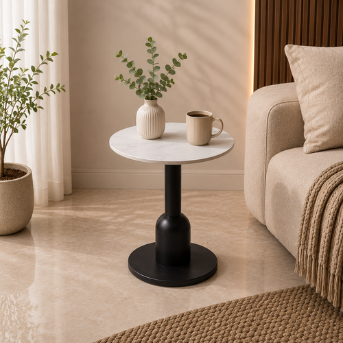 طاولة خدمة سيراميك مفرد B1044S BLACK