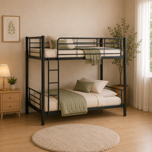 سرير حديد دورين مقاس 190*90*153 BLACK 3918
