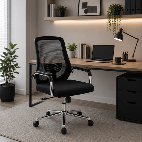كرسي دوار 827 BLACK