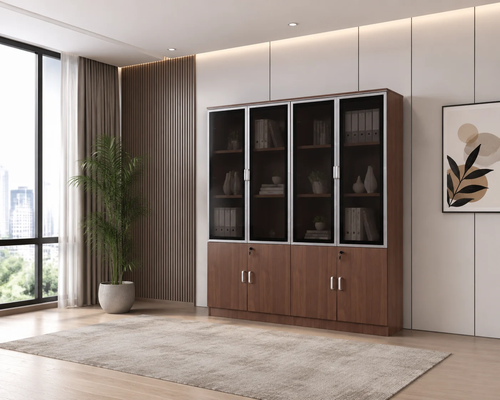 دولاب ملفات 4باب OW-110 LIGHT WALNUT(l.brown)