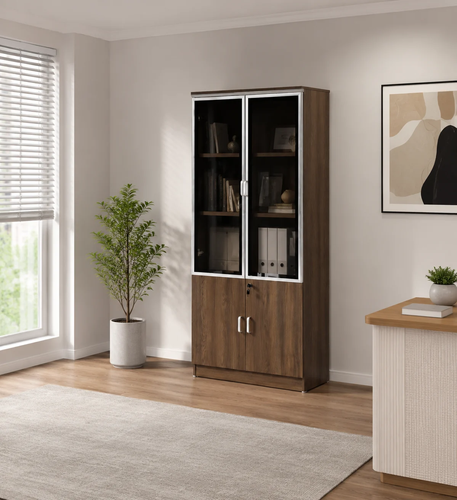 دولاب ملفات 2باب OW-110 WALNUT(brown)