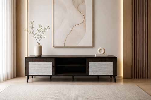 طاولة بلازمه ماليزي 180 سم TV005-18 GREY.B