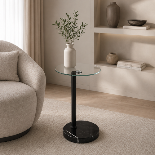 طاولة خدمة مفرد OG-02  BLACK