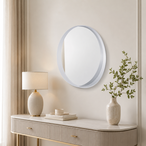 مراية دائري 90*90 M52 WHITE