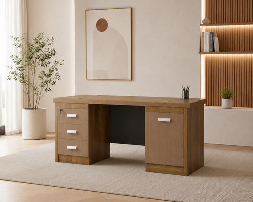 مكتب خشبي مقاس 120 OT-19 BROWN
