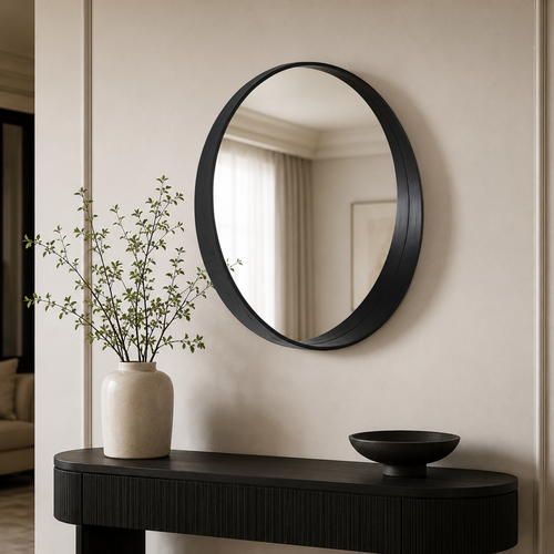 مراية دائري 90*90 M52 BLACK