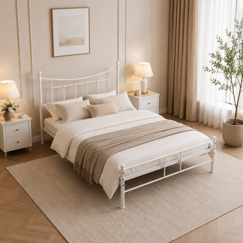 سرير مقاس WHITE 3830 140*200