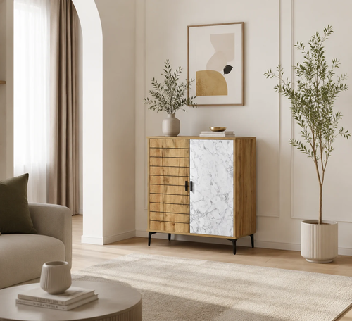 دولاب جزمه ماليزي 80 سم SC-401 W.M.WHITE