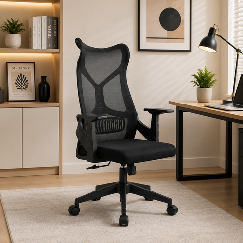 كرسي دوار 635 BLACK