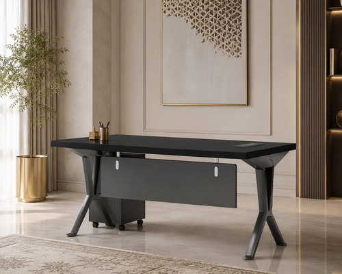 مكتب مقاس 120 سم OT-11 BLACK&GREY