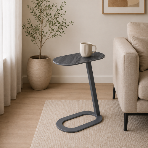 طاولة خدمة سيراميك مفرد S06 D.GREY
