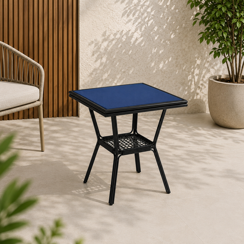 طاوله كافيه مربع T-988 DARK BLUE 60*60