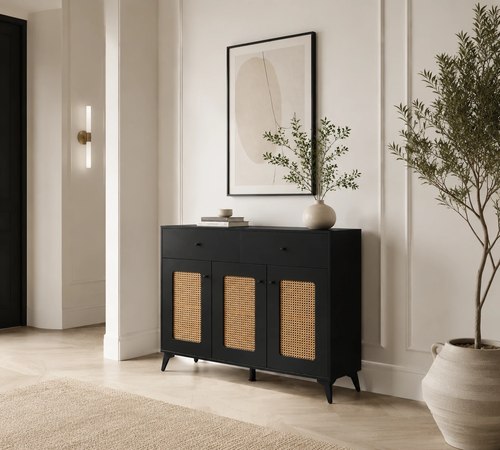 دولاب متعدد الاغراض مقاس 120 سم SC-034 BLACK