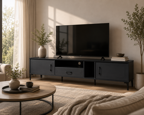 طاوله بلازمه ماليزي 200سم TV-031 DARK GREY