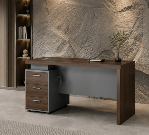 مكتب مقاس 1.40 OT-6602 D.BROWN(d.eucalyptus)