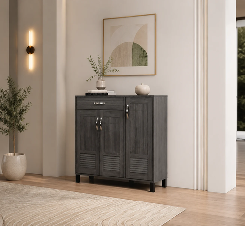 دولاب جزمه ماليزي 3باب SC12-3 GREY