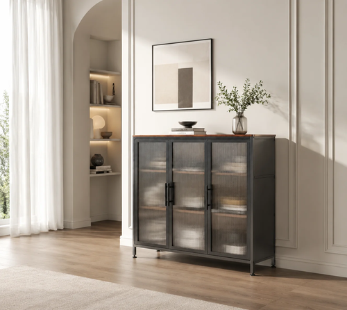 خزانة متعدد الاستخدام مقاس 105*110  BF-08 BROWN