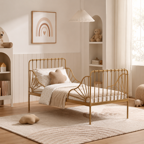 سرير اطفال حديد مقاس GOLD 3835 80*170