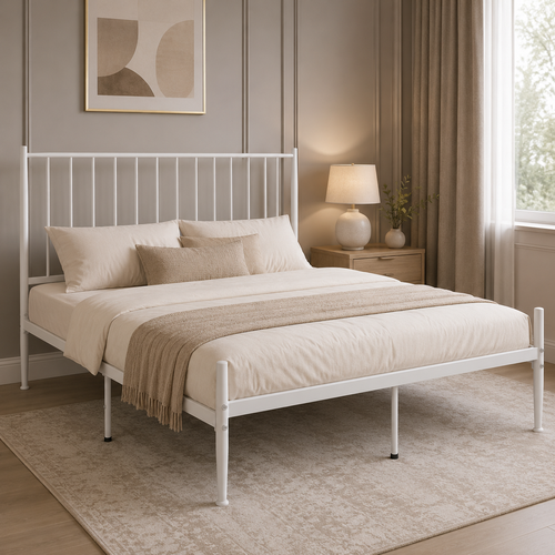 سرير مقاس 200*180 3820 WHITE6