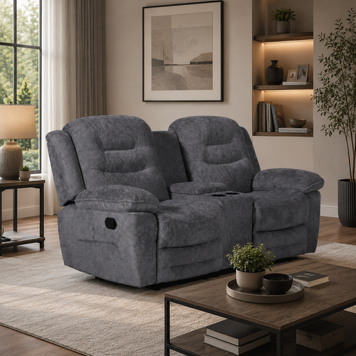 كرسي استرخاء ثابت ثنائي SF-19 GREY
