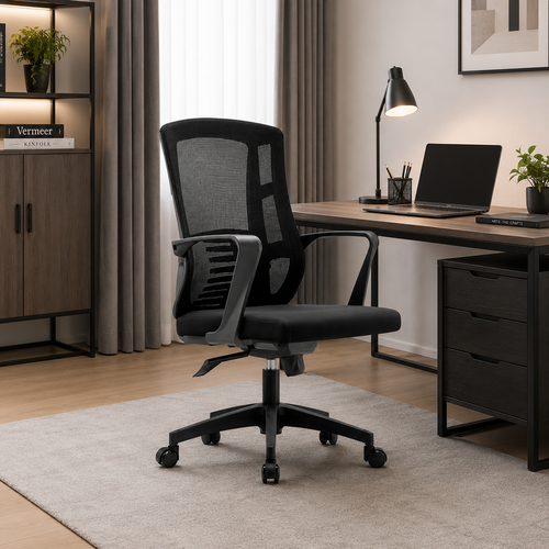 كرسي دوار 907B BLACK