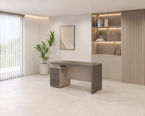 مكتب مقاس 1.40 OT-6602 DARK WOOD(0.torrya)