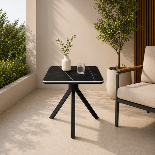 طاوله كافيه مربع SHT-240 BLACK 60*60