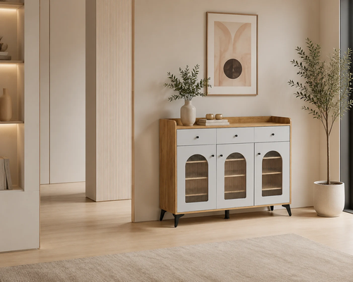 دولاب متعدد الاغراض مقاس 120 سم BF-06 WOOD