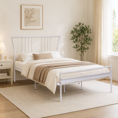 سرير مقاس 140*200 3827 WHITE